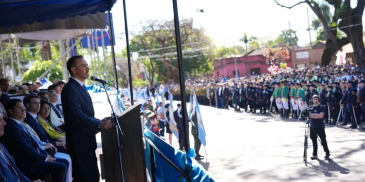 ANUNCIÓ VIVIENDAS PARA LA CIUDAD: Valdés presidió el acto por los 100 años de Virasoro y puso en valor su desarrollo industrial