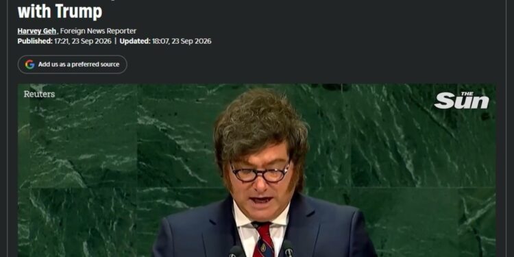 «Exigencia escandalosa»: así reflejaron los medios británicos el discurso de Milei en la ONU con el reclamo por Malvinas