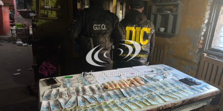 ALLANAMIENTOS EN CURUZÚ CUATIÁ: Desbaratan un kiosco narco y secuestraron tres millones de pesos