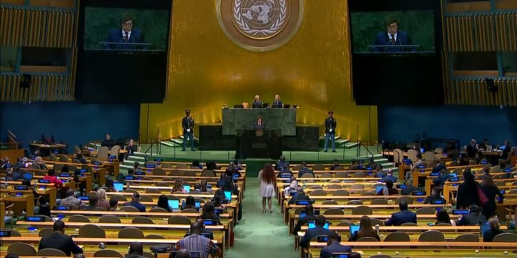 Malvinas, inteligencia artificial y críticas a la ONU y la agenda 2030: el discurso completo de Javier Milei en las Naciones Unidas