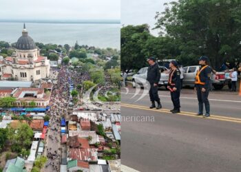 PEREGRINACIÓN JUVENIL DEL NEA: Exitoso operativo policial en la masiva Peregrinación a Itatí