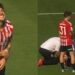 Increíble: Gabriel Neves se lesionó y Jalil Elías, que lo reemplazó, también