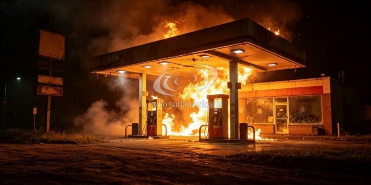 EN SANTO TOMÉ: Feroz incendio en una estación de servicio obligó a cortar la Ruta 14