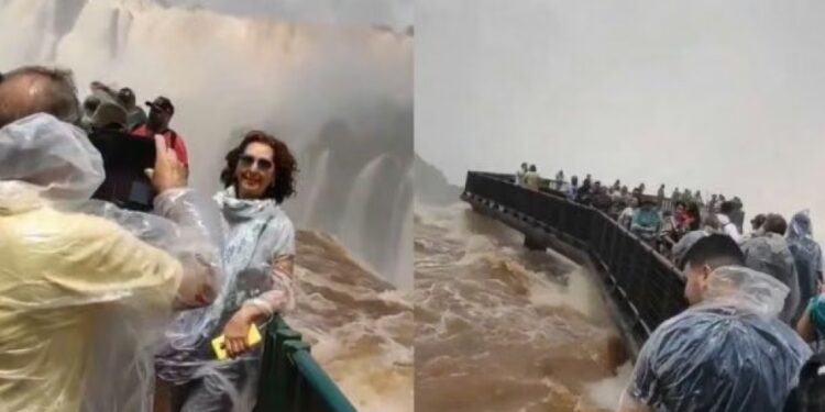MISIONES: Cataratas del Iguazú: el caudal del río superó los 8 millones de litros por segundo