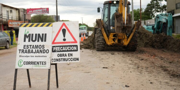 MÁS INFRAESTRUCTURA : El Municipio ejecuta nuevas obras pluviales en San Antonio y San Roque