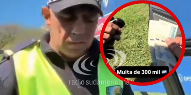 ocurrió en el puente Belgrano: Apartaron al policía denunciado por cobrar una multa a turista brasileño