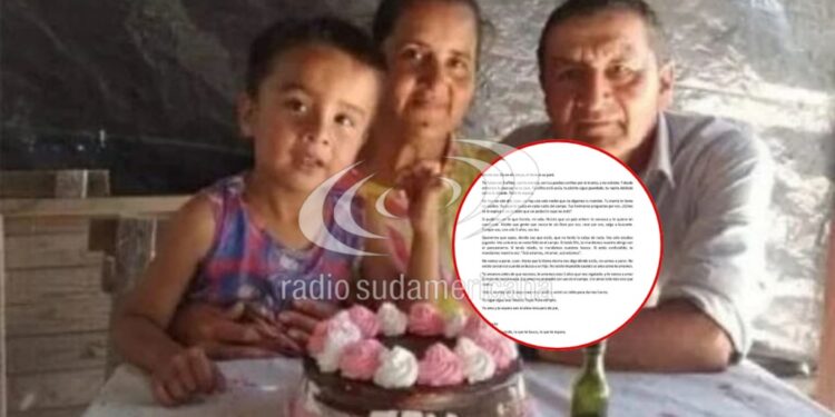 EMOTIVO RECORDATORIO: «No existe cansancio cuando se busca a un hijo»: la carta de la familia de Loan