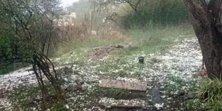 TEMPORAL: Impresionante tormenta de granizo causó destrozos en Córdoba