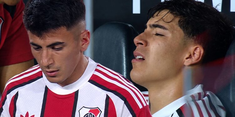 Dolor, lágrimas y preocupación para River y la Selección: Almada y Andrada, lesionados