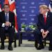 EN ESTADO UNIDOS : Trump y el primer ministro inglés se reunieron y hablaron de Malvinas
