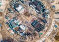 Avanzan las obras en el estadio más grande del mundo: las nuevas imágenes del coloso de 38 mil millones de dólares