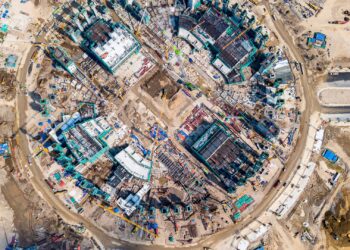 Avanzan las obras en el estadio más grande del mundo: las nuevas imágenes del coloso de 38 mil millones de dólares