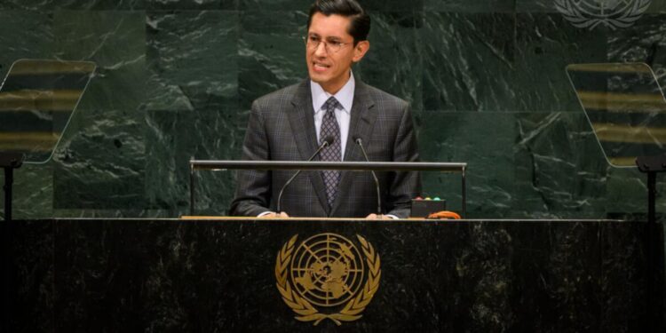 Roberto Velasco presume ante la ONU cooperación internacional en materia de seguridad y caída de homicidios dolosos en México
