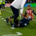 Video: la insólita rotura de muleta de Alfredo Berti en pleno partido