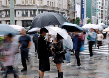Nunca visto en la historia: Tokio lleva 34 días consecutivos de lluvia
