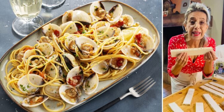 Cristina Camorani, cocinera italiana: “Si haces espaguetis de almejas, no tires las conchas; cuécelas de nuevo y usa el agua para cocinar la pasta”