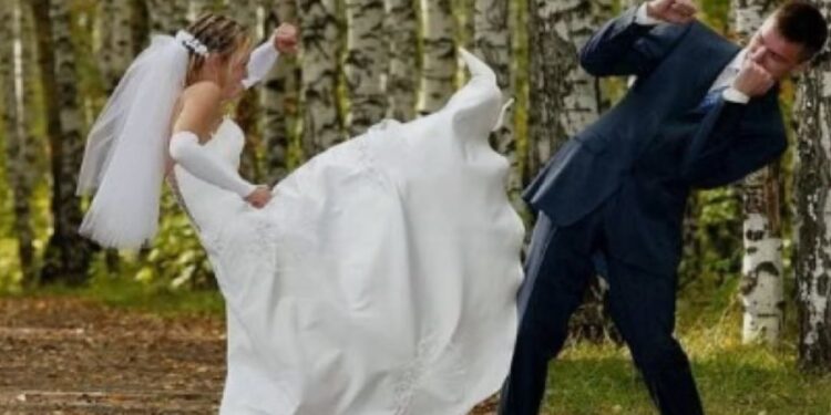 Un banquete de bodas terminó con una batalla campal y un «desahogo carnal» de la novia con un extraño