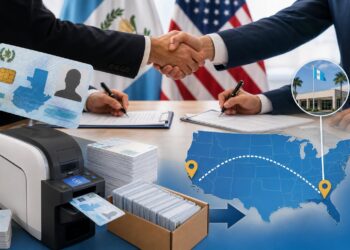Ministerio de Relaciones Exteriores y Registro Nacional de las Personas firman un convenio para imprimir el DPI de guatemaltecos en Estados Unidos