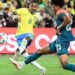 Una floja Brasil padeció con Australia y pudo llevarse un empate sobre la hora