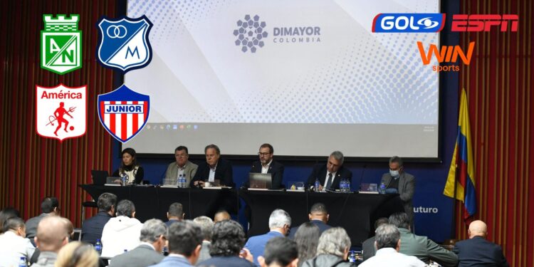 Dimayor habría elegido una oferta por los derechos del fútbol colombiano desde 2027: Win Sports podría igualarla en 60 días