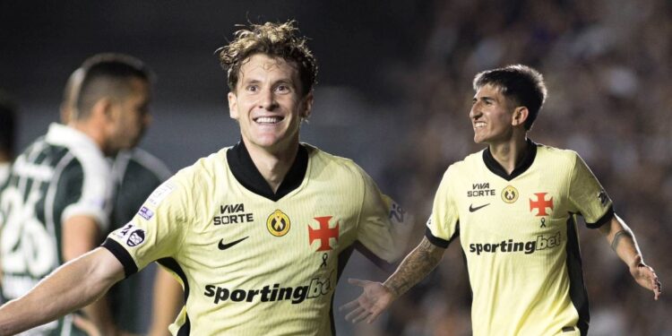 Con Boca en el horizonte: festejos de Colidio y Lescano en la goleada clave de Vasco da Gama en Brasil