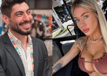 Facundo Moyano fue imputado por desobediencia en la causa del escándalo de su novia corriendo semidesnuda por Belgrano