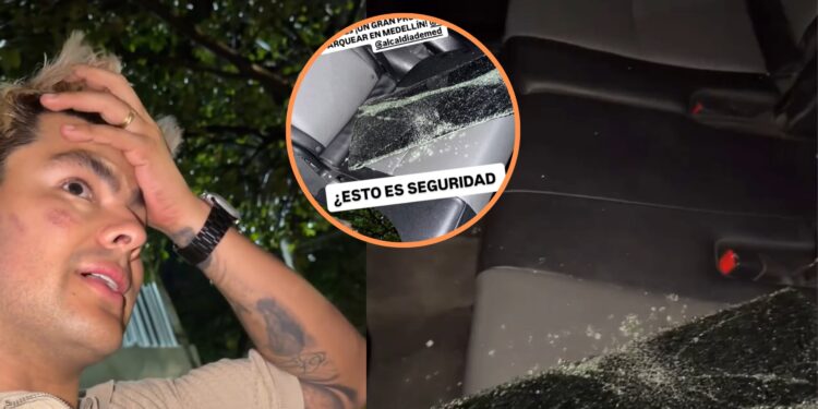 El creador de contenido Carlos Feria denunció millonario robo en Medellín y pidió ayuda al alcalde ‘Fico’ Gutiérrez: “Nos acabaron de asaltar en el carro”