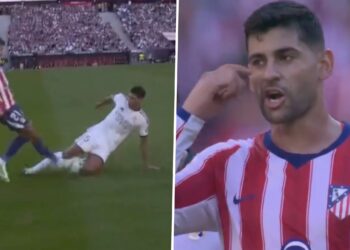 El fuerte cruce entre Cuti Romero y Bellingham en el clásico de Madrid y la acción que pudo ser expulsión: “Sos un llorón”