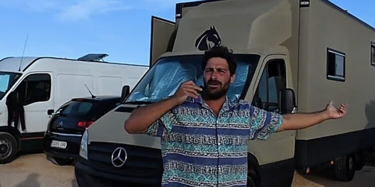 José Antonio decidió vivir en una autocaravana y renunciar a los gastos de una casa: “No pago hipoteca, agua ni luz”
