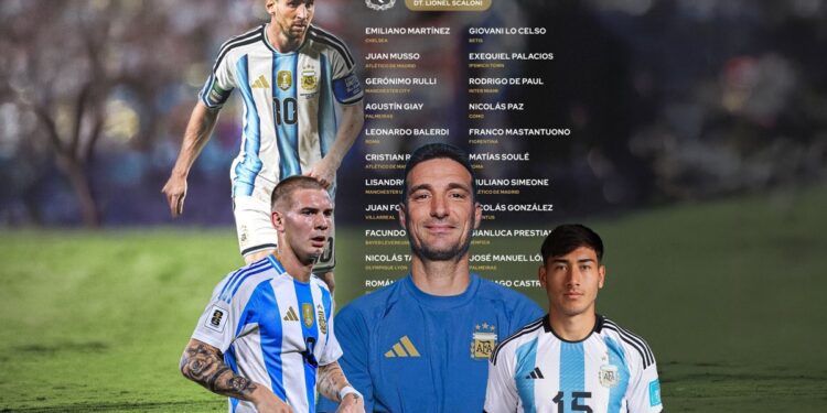Las nueve caras nuevas en la lista de la Selección para el adiós de Messi