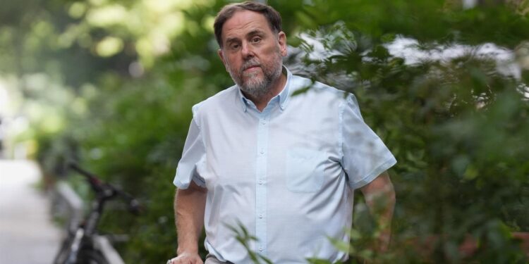 Junqueras (ERC) pide la «aplicación efectiva» de la amnistía en el 9º aniversario del 20-S
