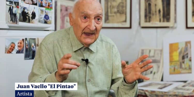 Joan Vaello, artista, 100 años: “Los gitanos del Raval me ayudaron cuando murió mi familia; me he inspirado mucho en ellos a la hora de crear”