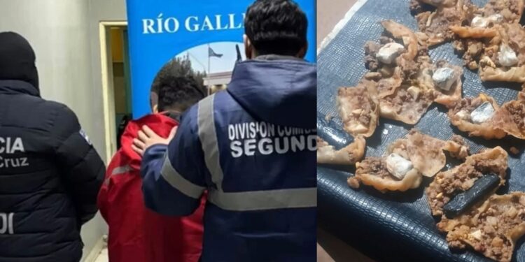 Once empanadas: fue con su hijo de 5 años a la cárcel e intentó pasar droga escondida en la comida