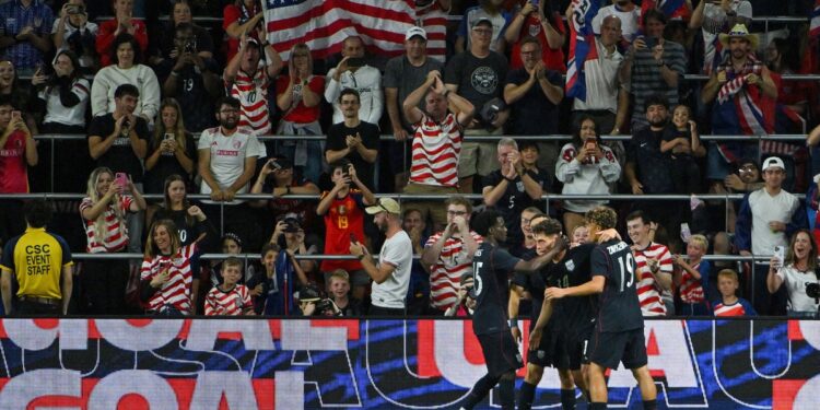 Otra goleada de Estados Unidos y otra derrota de Chile