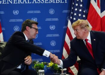 El primer ministro de Gran Bretaña se reunió con Trump y hablaron de las islas Malvinas: «Establecimos una buena conexión»