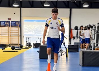 Video: Tomás Aranda empezó su recuperación para volver a jugar