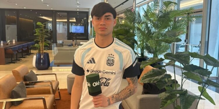 Thiago Pérez, el lateral que mira a Montiel, sueña con el oro en los Suramericanos y debutar en Huracán