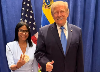 POR PRIMERA VEZ DESDE LA CAPTURA DE NICOLÁS MADURO, TRUMP SE REUNIÓ CON LA MANDATARIA VENEZOLANA