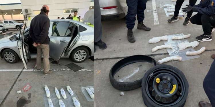 Viajaban desde Brasil a Buenos Aires en tres autos con 40 kilos de MDMA y 10.000 pastillas de éxtasis