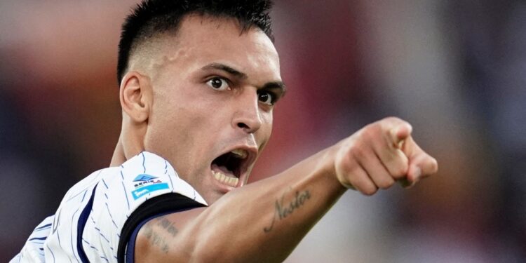 Video: el doblete de Lautaro Martínez ante la Roma de los argentinos