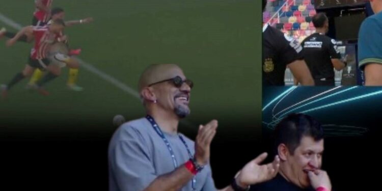 La irónica reacción de Verón por el penal que le cobraron a Central y su bronca: «Maltrataron a la gente…»