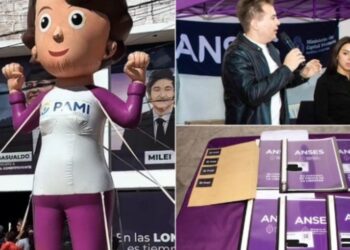 «Dictadura o libertad»: un intendente de Milei ploteó un salón municipal como si fuera un local partidario y desató una polémica