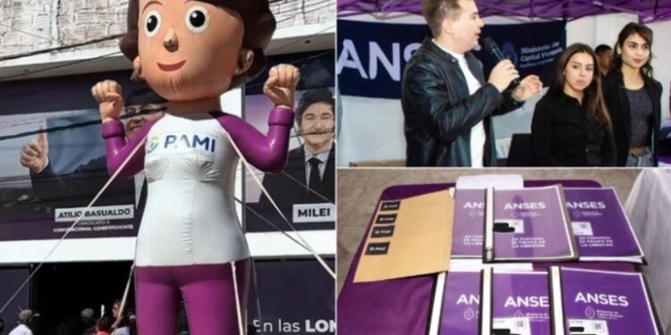 «Dictadura o libertad»: un intendente de Milei ploteó un salón municipal como si fuera un local partidario y desató una polémica