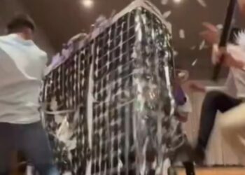 Militantes libertarios destrozaron una maqueta de la Legislatura de Tucumán y generaron un fuerte repudio
