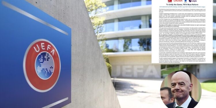 Las principales ligas de Europa y su fuerte reclamo a la FIFA
