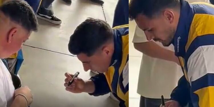 Para aplaudir: el gran gesto de Leandro Paredes y Miguel Merentiel con los hinchas de Boca