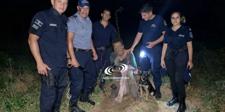 MBURUCUYÁ: Estaba perdido en el monte y lo encontraron gracias a su perro