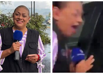 Reportera y camarógrafo sobreviven a accidente durante cobertura en vivo: “Estamos vivos de milagro”