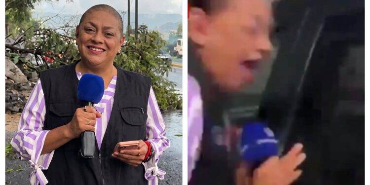 Reportera y camarógrafo sobreviven a accidente durante cobertura en vivo: “Estamos vivos de milagro”
