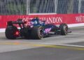 El momento del abandono de Franco Colapinto en el Gran Premio de Singapur de la Fórmula 1: cuál fue la falla que reportó Alpine